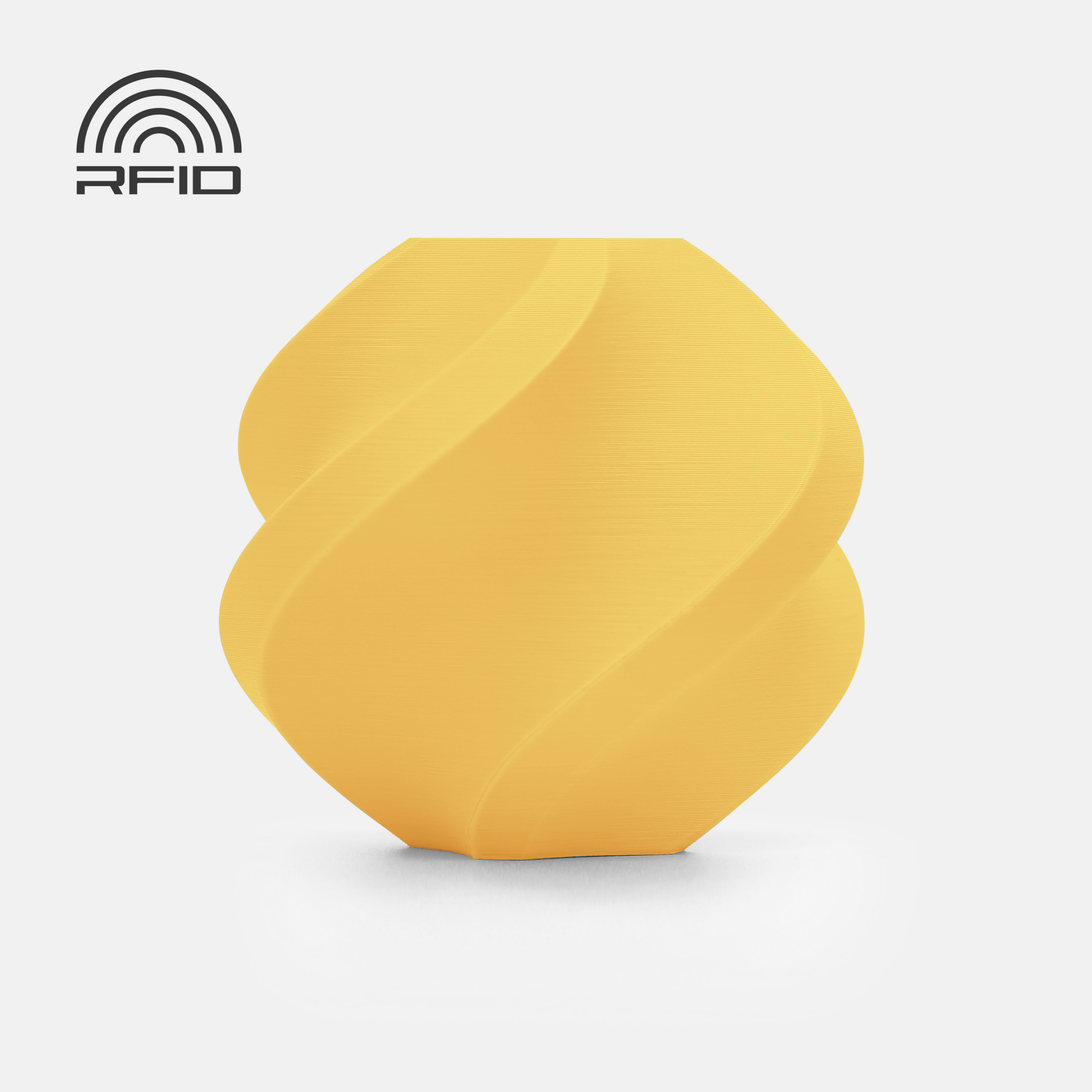 Bambu PLA Matte Filament – Lemon Yellow – with Bambu Reusable Spool