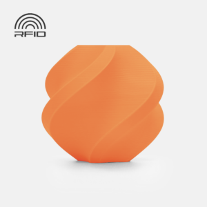 Bambu PLA Matte Filament – Mandarin Orange – with Bambu Reusable Spool