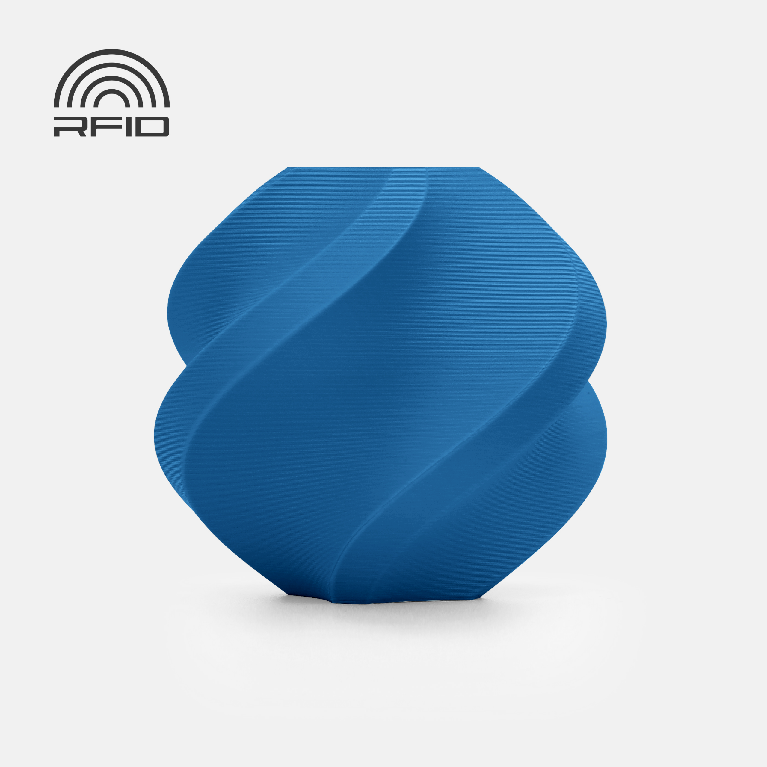 Bambu PLA Matte Filament – Marine Blue – with Bambu Reusable Spool