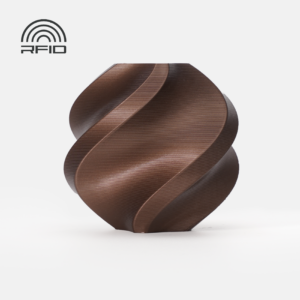 Bambu PLA Metal Filament – Copper Brown Metallic – with Bambu Reusable Spool