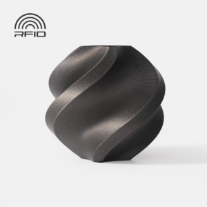 Bambu PLA Metal Filament – Iron Gray Metallic – with Bambu Reusable Spool