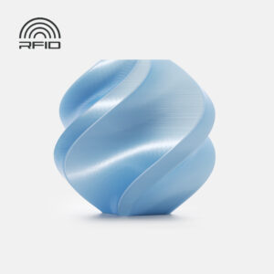 Bambu PLA Silk+ – Baby Blue – with Bambu Reusable Spool