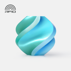 Bambu PLA Silk – Blue Hawaii (Blue-Green) – with Bambu Reusable Spool