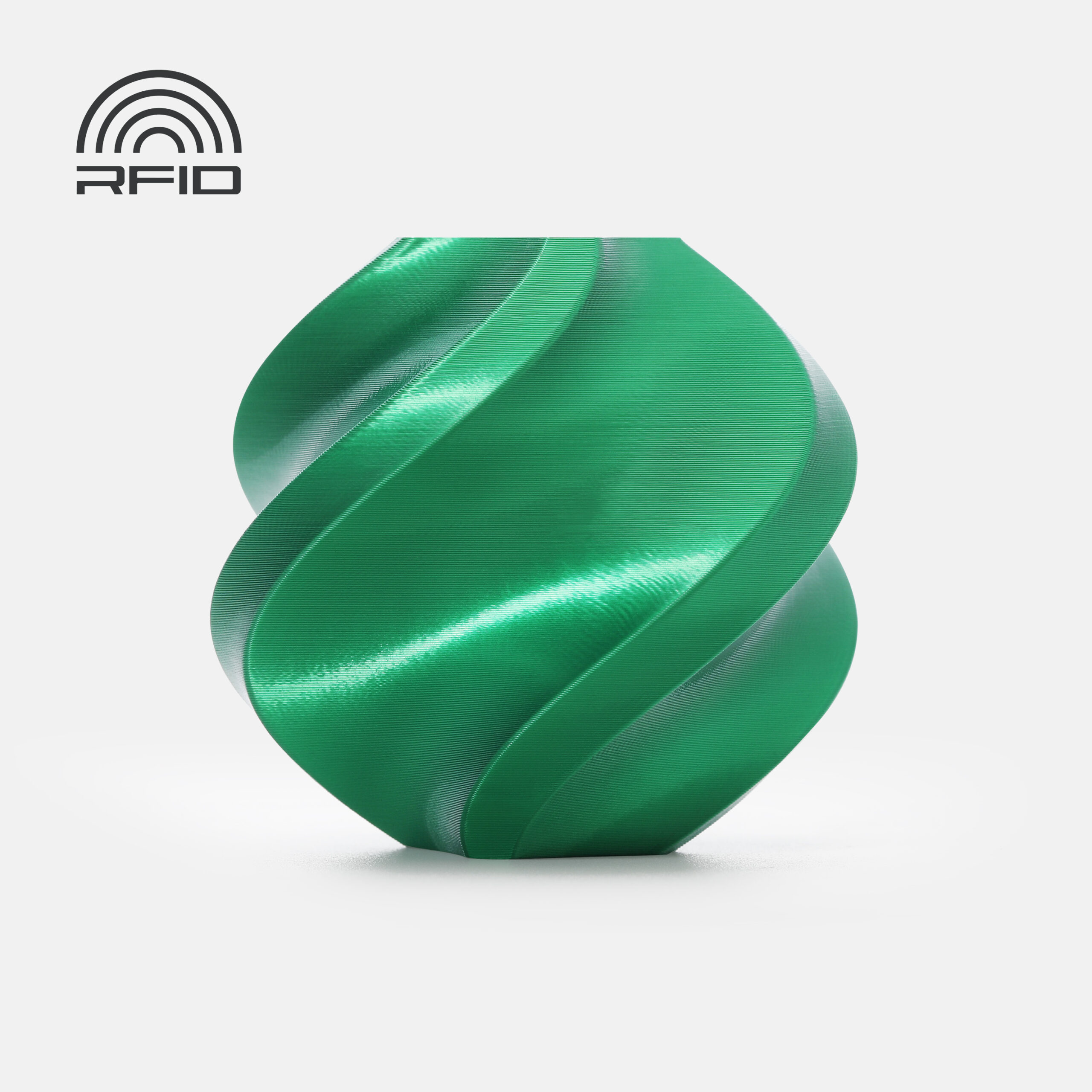 Bambu PLA Silk+ – Candy Green – with Bambu Reusable Spool