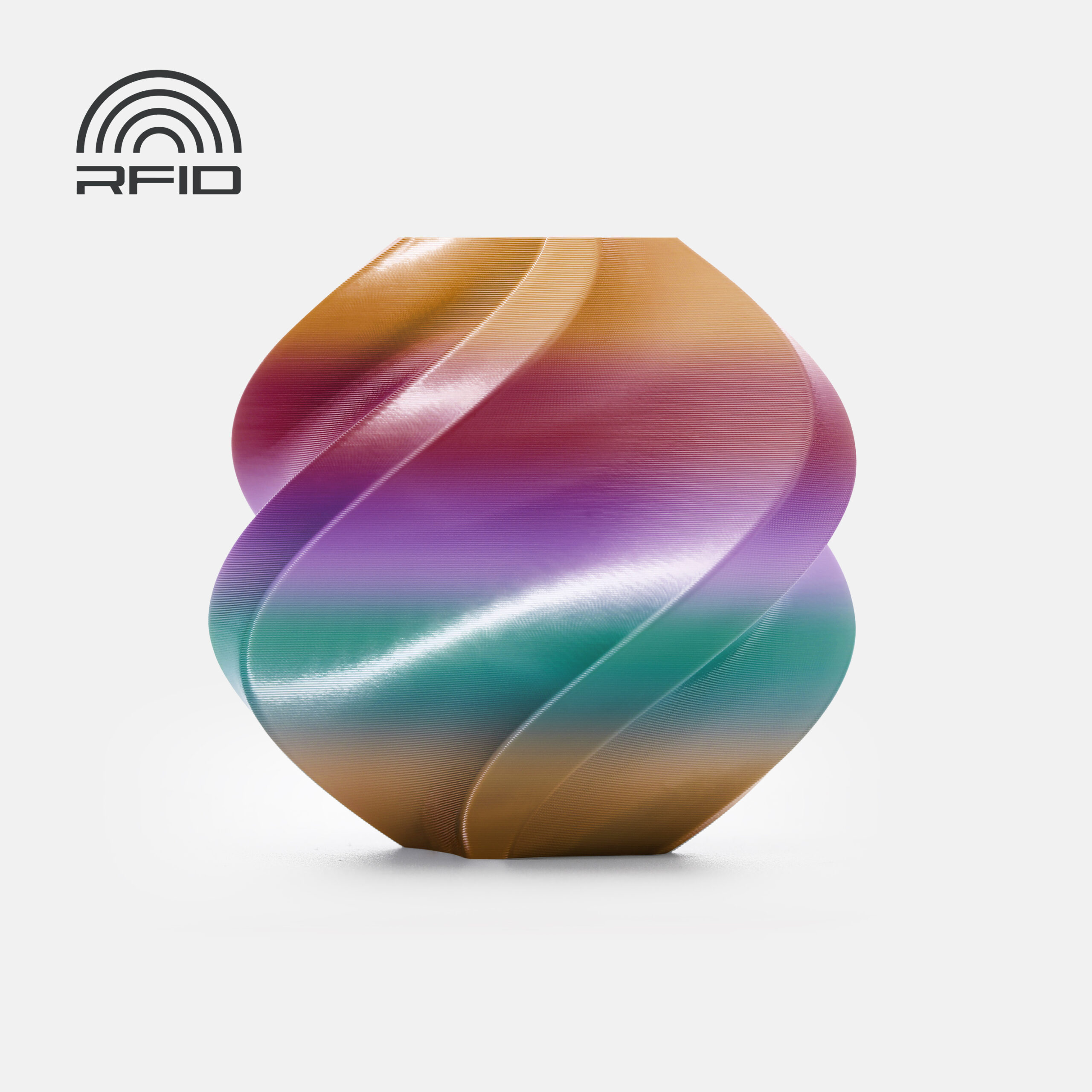 Bambu PLA Silk – Dawn Radiance – with Bambu Reusable Spool