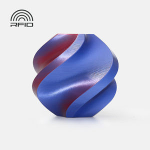Bambu PLA Silk – Midnight Blaze (Blue-Red) – with Bambu Reusable Spool