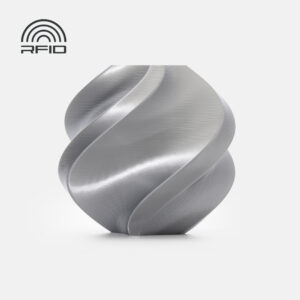 Bambu PLA Silk+ – Silver – with Bambu Reusable Spool