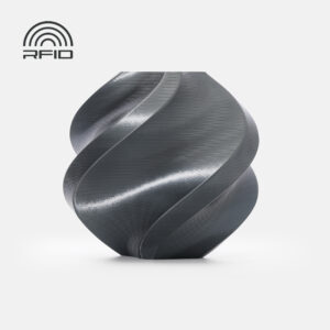 Bambu PLA Silk+ – Titan Gray – with Bambu Reusable Spool