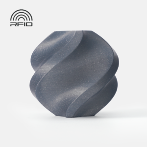 Bambu PLA Sparkle Filament – Slate Gray Sparkle – with Bambu Reusable Spool
