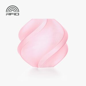 Bambu PLA Translucent – Cherry Pink – with Bambu Reusable Spool