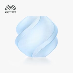 Bambu PLA Translucent – Ice Blue – with Bambu Reusable Spool
