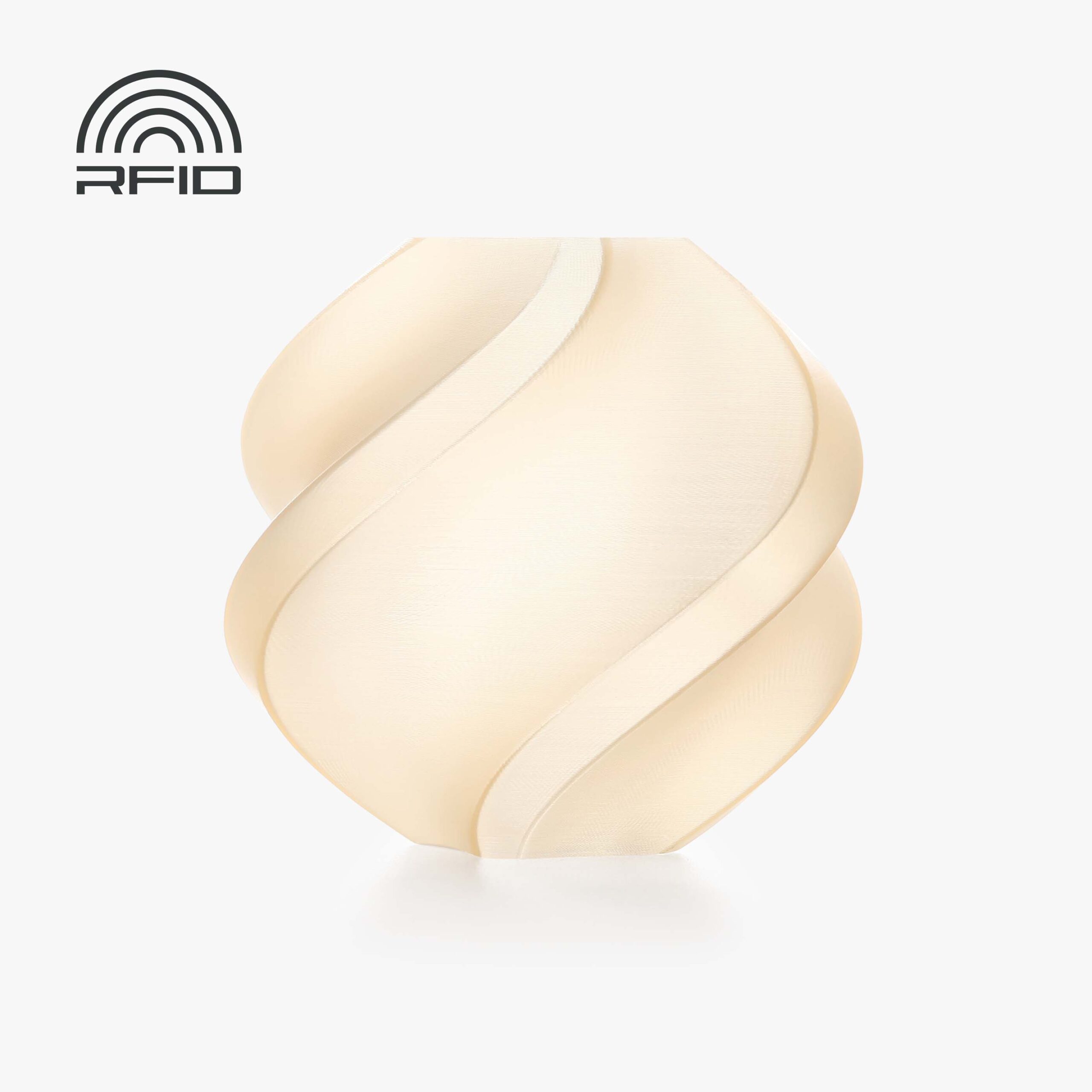 Bambu PLA Translucent – Mellow Yellow – with Bambu Reusable Spool