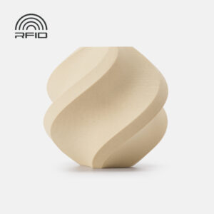 Bambu PLA Wood – White Oak – with Bambu Reusable Spool