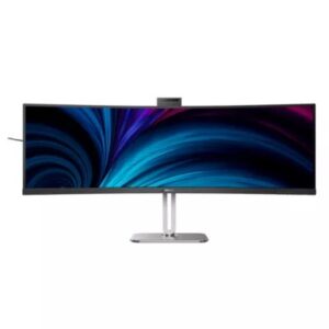 PHILIPS MONITOR 49″ 49B2U5900CH Curve LED 32:9 5K USB-C Docking w/ WEBCAM DP1.4, HDMI 2.0 x 2, USB-C PD 100W