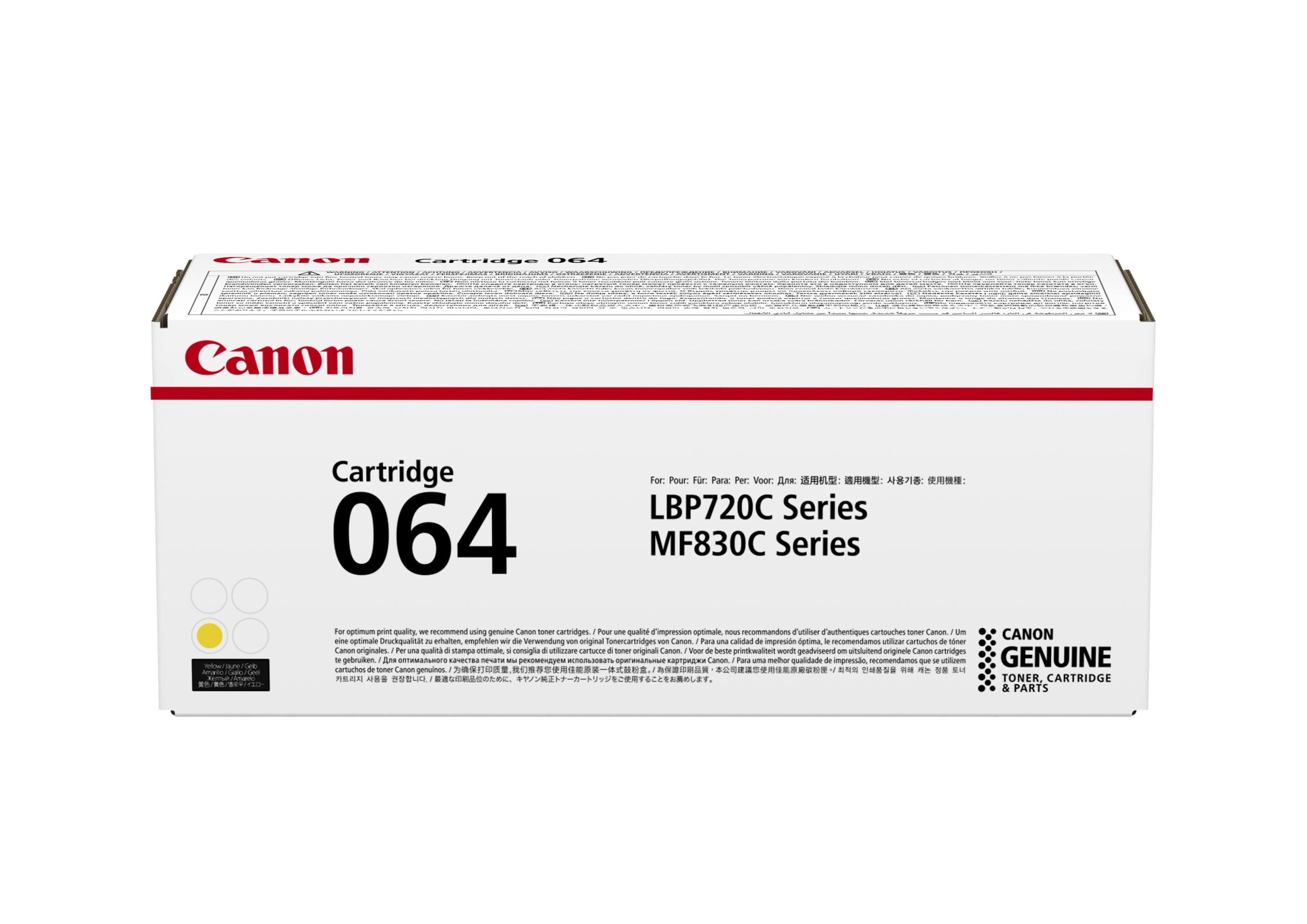 Canon Cartridge 064 Yellow Toner Cartridge