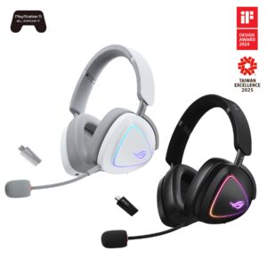 ASUS ROG DELTA II – Tri-mode Wireless SpeedNova Gaming Headset