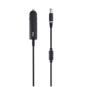 Dell 90W Auto Air Adapter with 7.4mm to 4.5mm DC Power Dongle