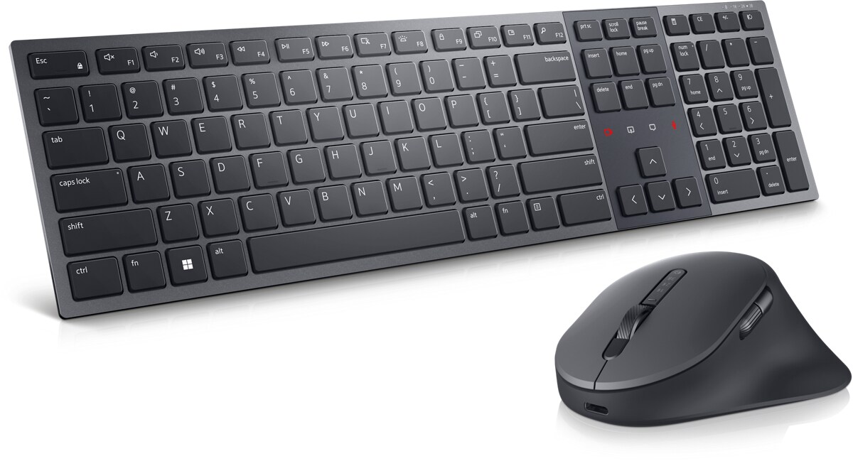 Dell Rechargeable Collaboration Keyboard and Mouse Combo US English-KM900-Retail Packaging-3yr Adv Exc Serv