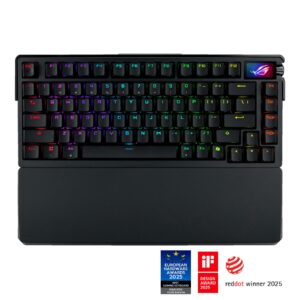 ASUS ROG AZOTH Extreme 75% Wireless Gaming Custom Keyboard – ROG NX Snow Switch