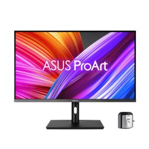 ASUS ProArt Display PA32UCR-K Professional Monitor – 32″, IPS, 4K UHD (3840 x 2160), 1000 nits, HDR-10, HLG, ΔE < 1, 98% DCI-P3, 99.5% Adobe RGB, 100% sRGB/Rec. 709, Hardware Calibration, US