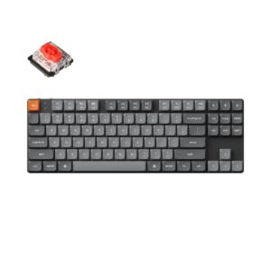 Keychron K1 MAX 80% TKL BLACK BROWN Switch