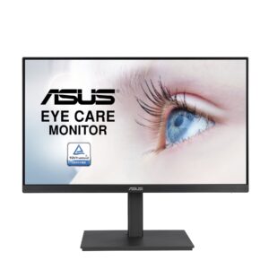 ASUS VA24EQSB Eye Care Monitor – 24″ (23.8″ viewable), Full HD, IPS, Frameless, 75Hz, Adaptive-Sync