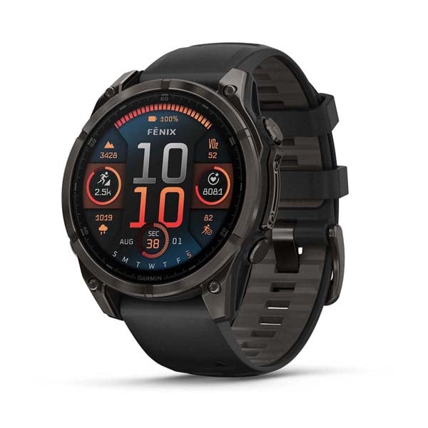 Garmin fenix 8 47mm AMOLED - Carbon Gray Titanium