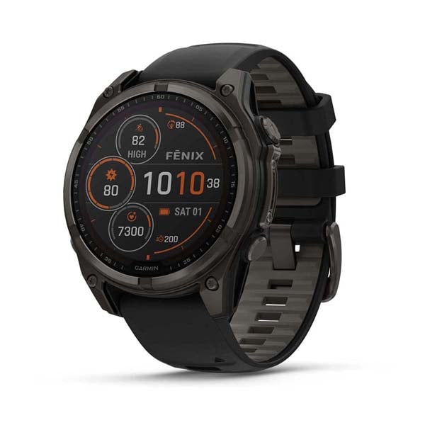 Garmin fenix 8 47mm Sapphire Solar - Carbon Gray Titanium
