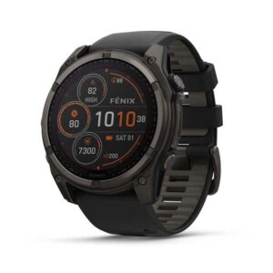 Garmin fenix 8 51mm Sapphire Solar - Carbon Gray Titanium