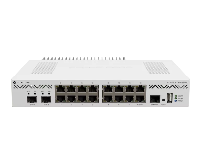 MikroTik CCR2004-16G-2S+PC