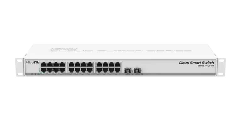 MikroTik CSS326-24G-2S+RM network switch listed by Uncle Storage Singapore