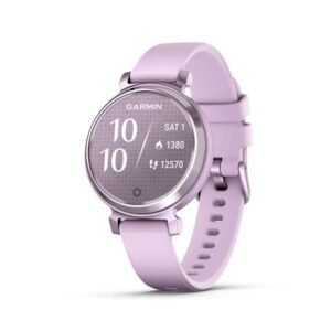 Garmin Lily 2 Small ・ Stylish ・ Smart Jewelry. – Metallic Lilac w/ Lilac silicone Band