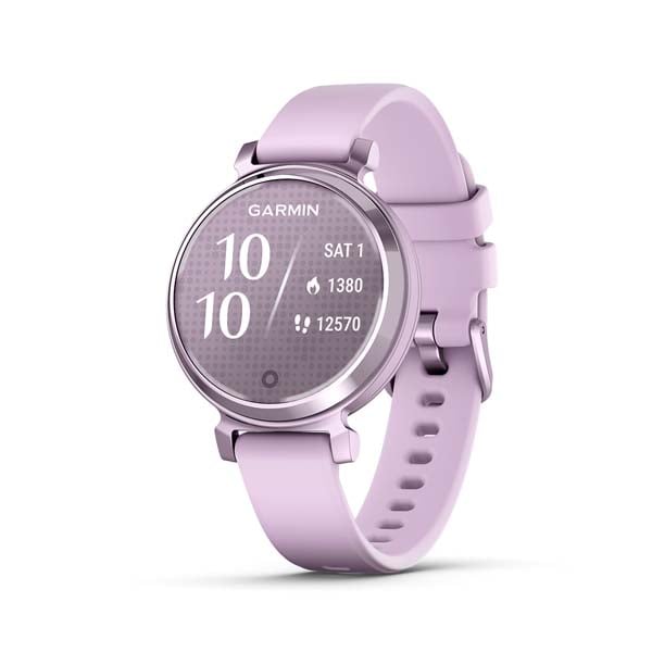 Garmin Lily 2 Small ・ Stylish ・ Smart Jewelry. – Metallic Lilac w/ Lilac silicone Band