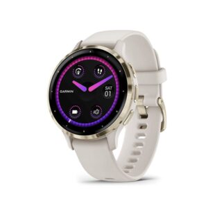 Garmin Venu 3/3s – Ivory + Soft Gold