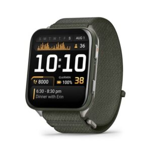Garmin Venu X1 – Moss w/ ComfortFit Nylon band