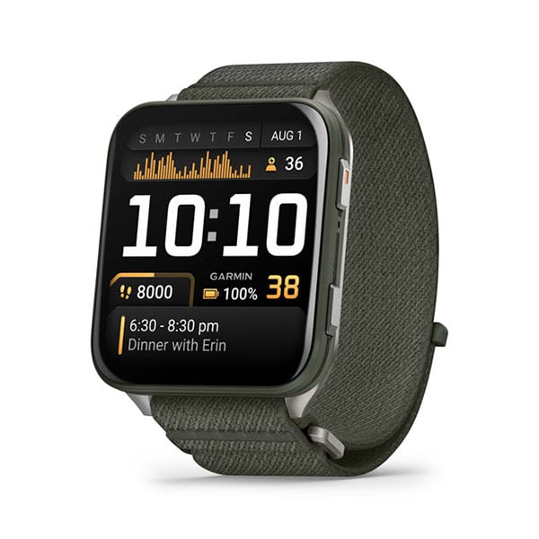 Garmin Venu X1 – Moss w/ ComfortFit Nylon band