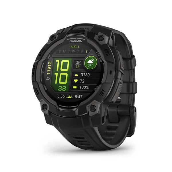 Garmin Instinct 3 AMOLED – Black/ Black Bnd, 45mm