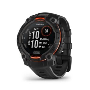 Garmin Instinct 3 Solar, MIP – Black/ Black Bnd, 45mm