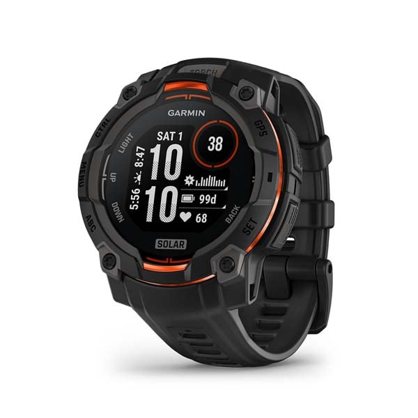Garmin Instinct 3 Solar, MIP – Black/ Black Bnd, 45mm