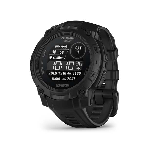 Garmin Instinct 3 Solar, MIP – Black/ Black Bnd, 45mm