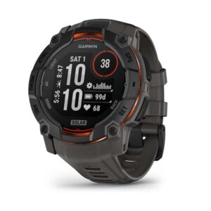 Garmin Instinct 3 Solar, MIP – Black/ Charcoal Bnd, 50mm