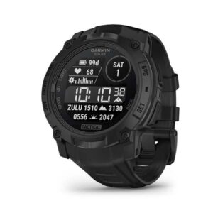 Garmin Instinct 3 Solar, MIP – Black/ Charcoal Bnd, 50mm