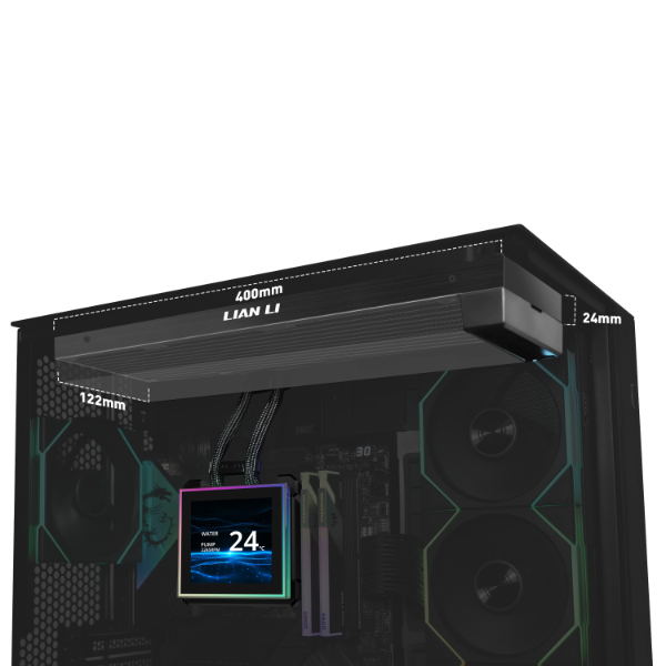 Lian Li Hydroshift II LCD-S Wireless 360CL Black
